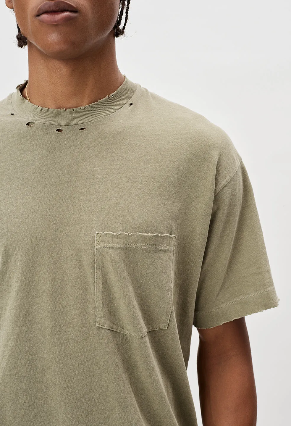 Folsom Pocket Tee / Vintage Olive