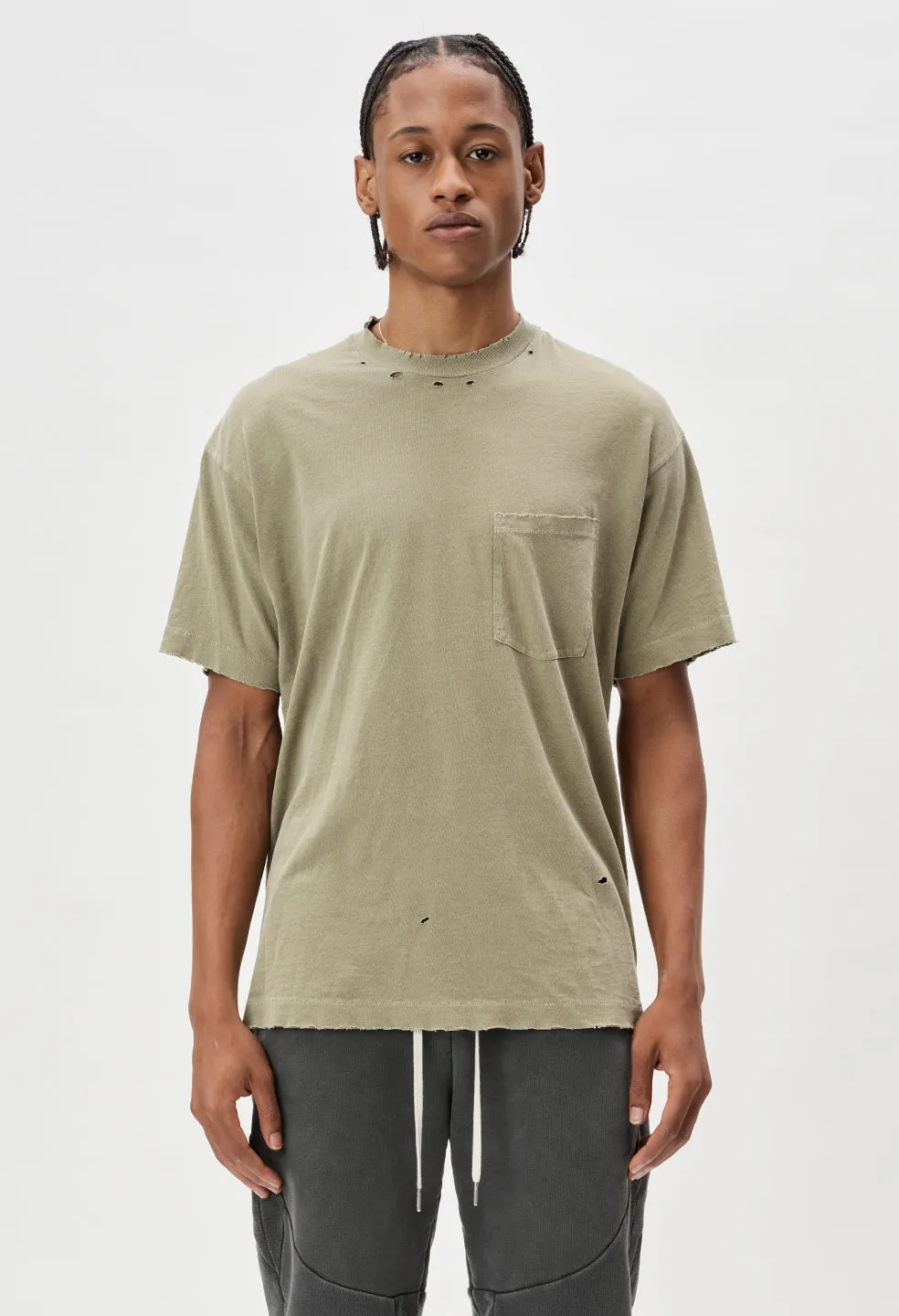 Folsom Pocket Tee / Vintage Olive