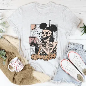 Halloween Skeleton Mouse Ears Tee