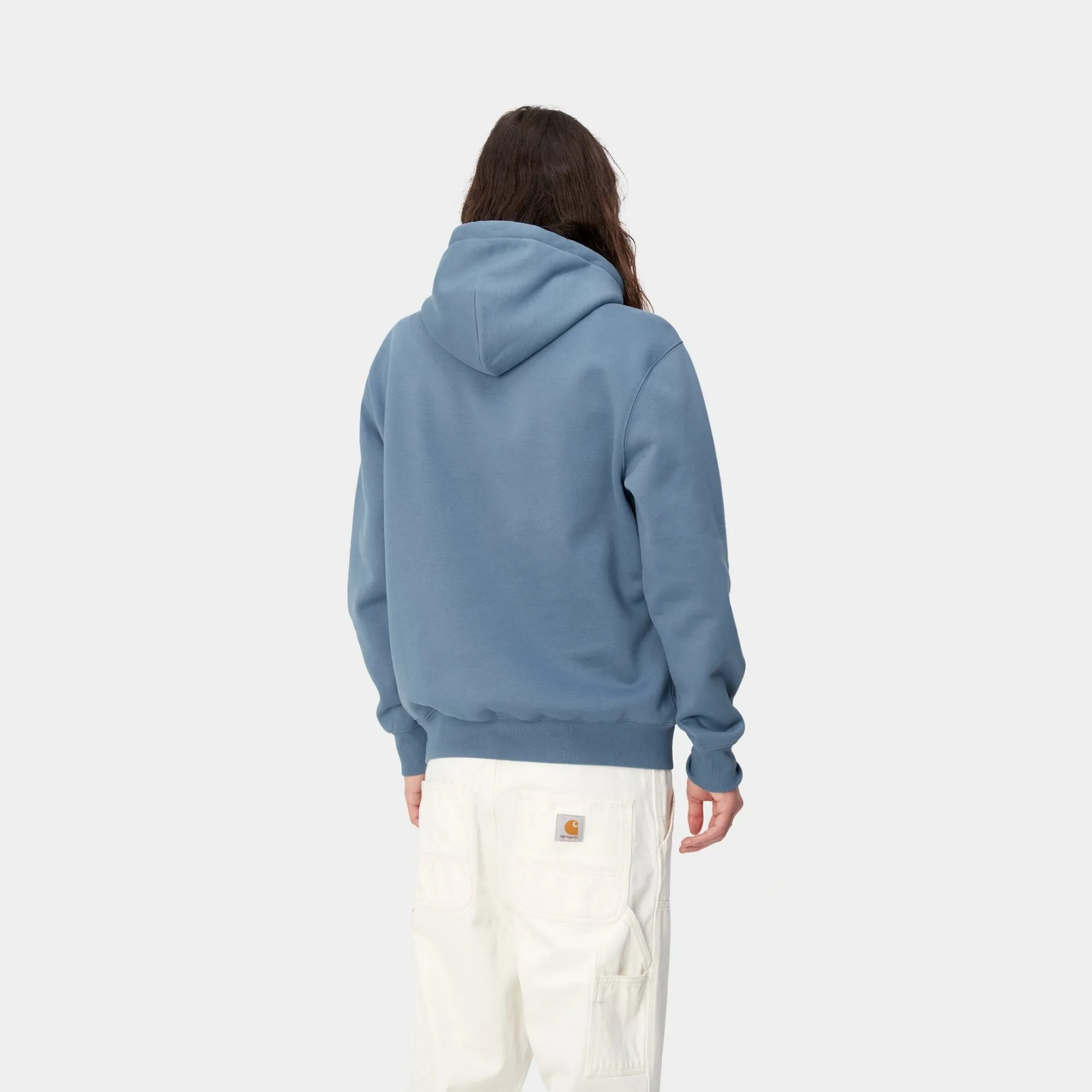 Hooded Carhartt Sweatshirt | Sorrent / White