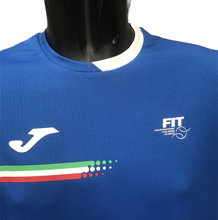 Joma T-shirt Tennis Federation Italy FIT101809702 blue