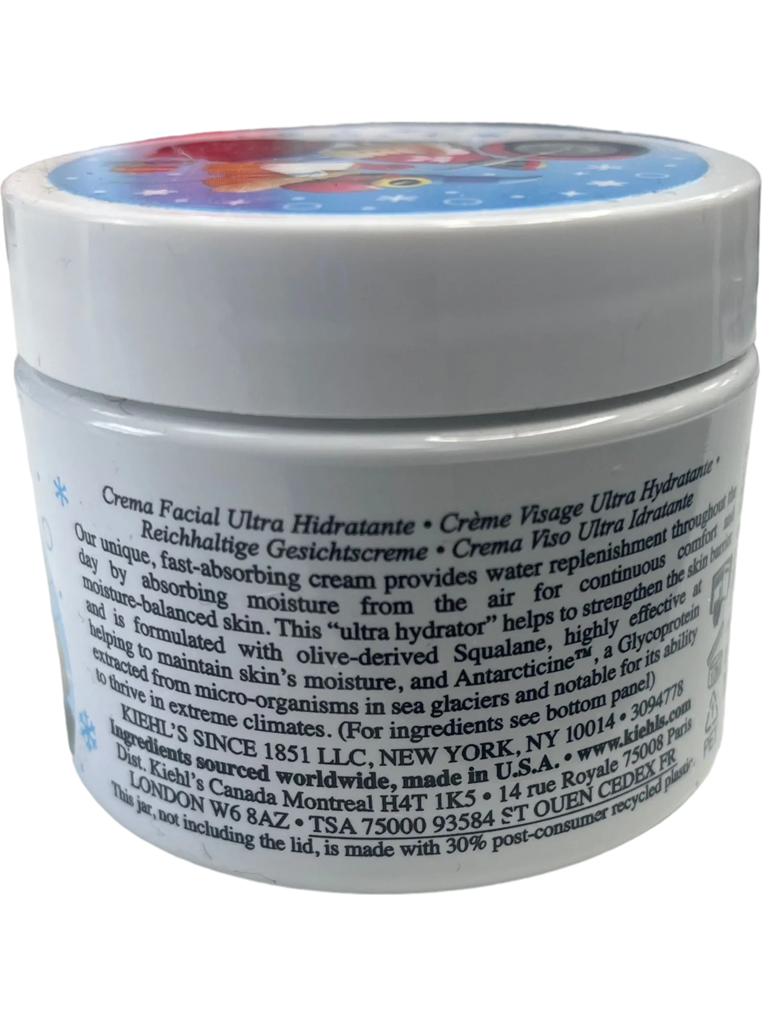 Kiehl's Limited Edition Ultra Facial Cream 50ml Hydrating Squalane Glacial Glycoprotein