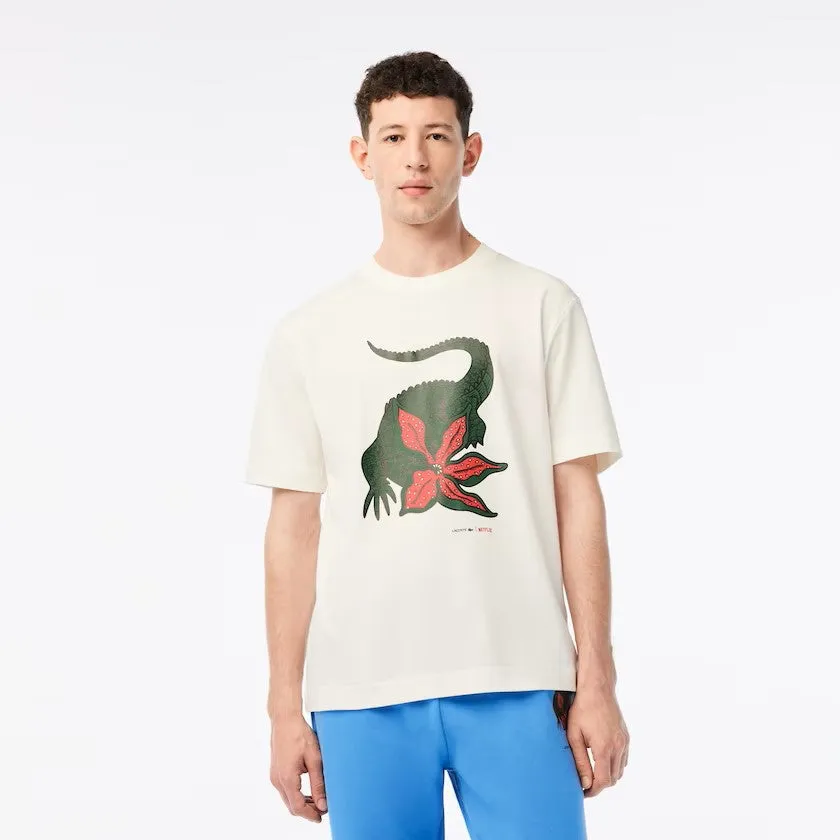 LACOSTE x NETFLIX: Stranger Things Men Graphic T-Shirt