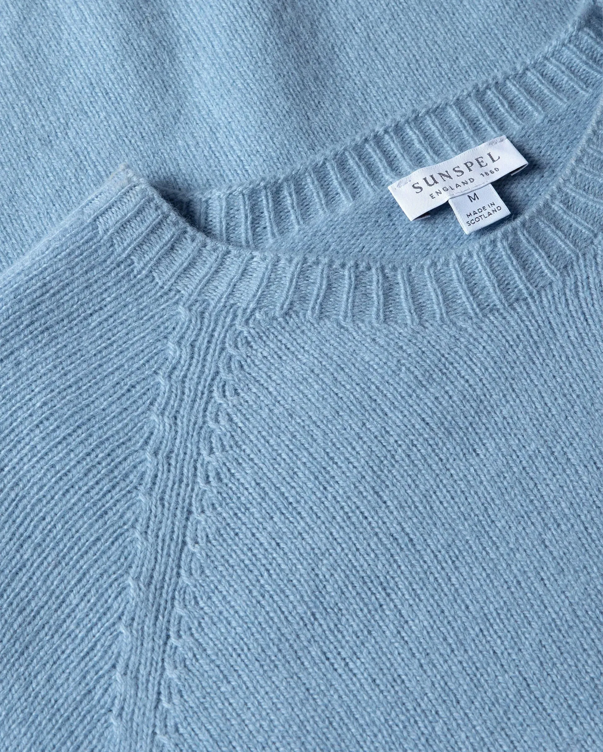 LAMBSWOOL CREW NECK / SKY BLUE