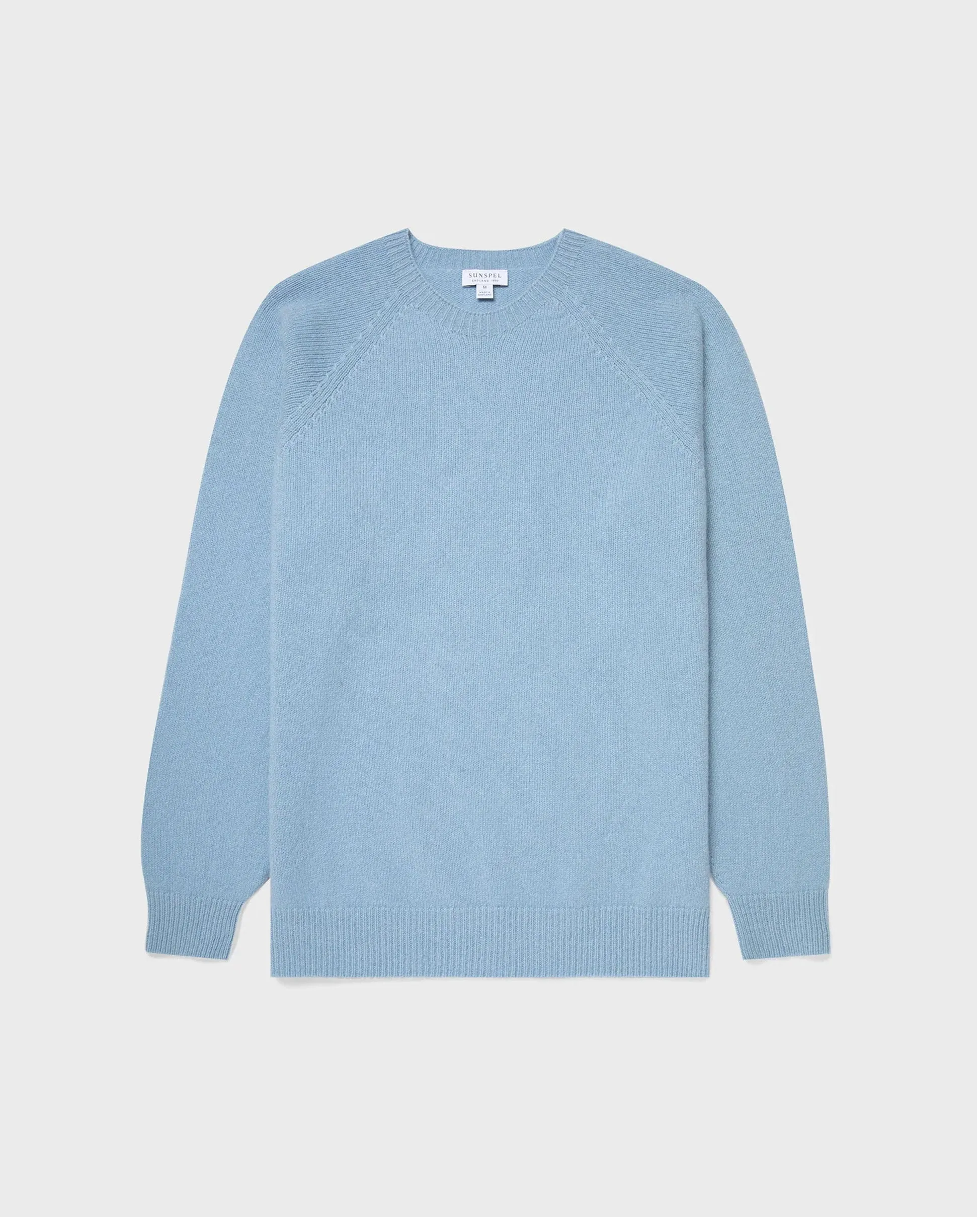 LAMBSWOOL CREW NECK / SKY BLUE