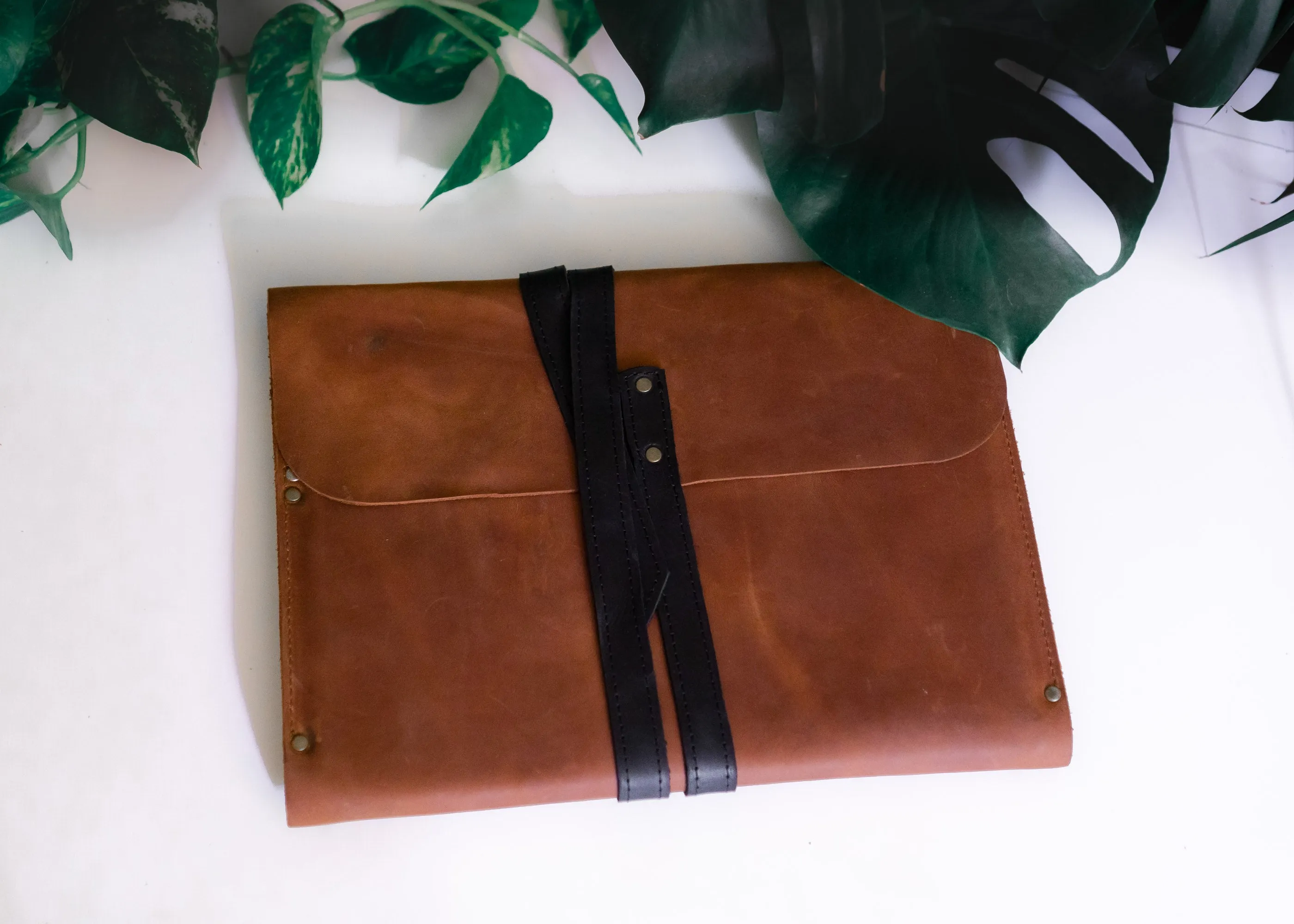 Leather Sketchbook A4 Cover | Brown Black | Artists Gifts | HANDCRAFTED