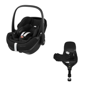 Maxi Cosi Pebble 360 PRO Car Seat and Base - Essential Black