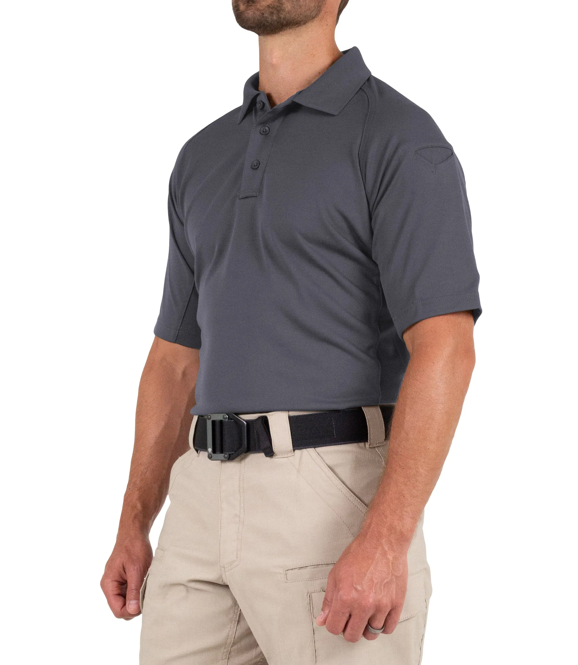 Men's Performance Short Sleeve Polo / Asphalt