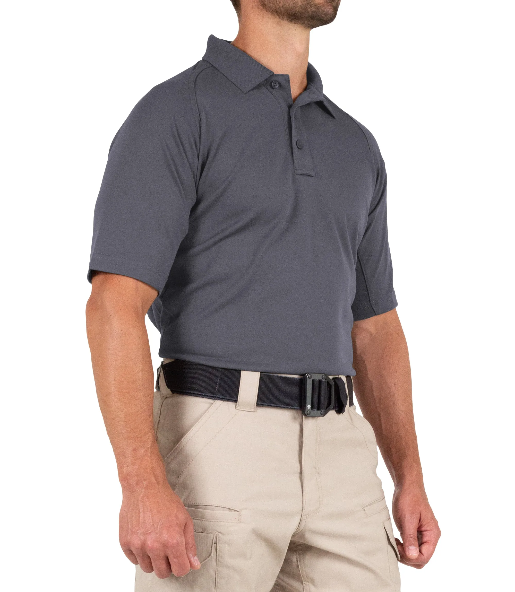 Men's Performance Short Sleeve Polo / Asphalt