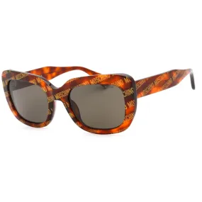 Moschino MOS132/S Sunglasses Havana Pattern / Grey Women's