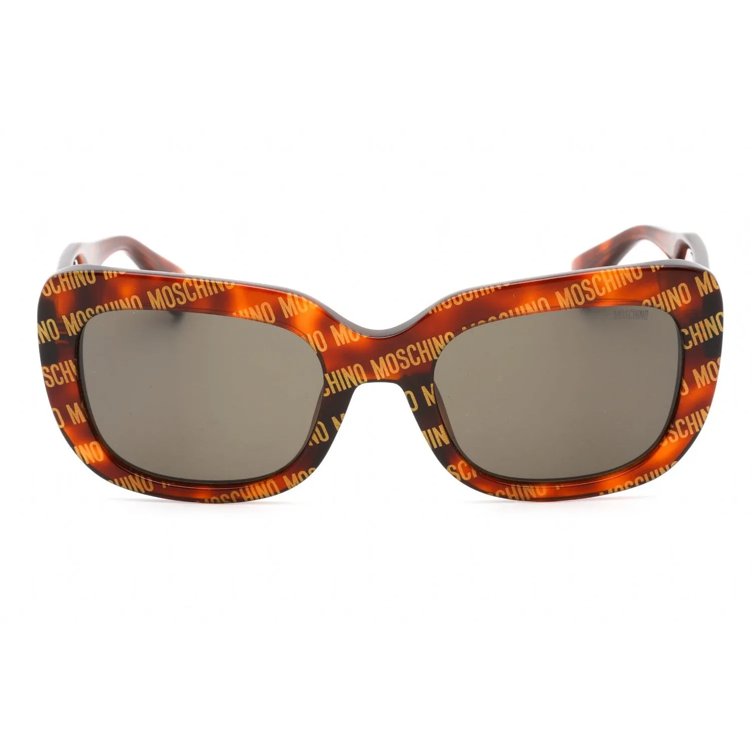 Moschino MOS132/S Sunglasses Havana Pattern / Grey Women's