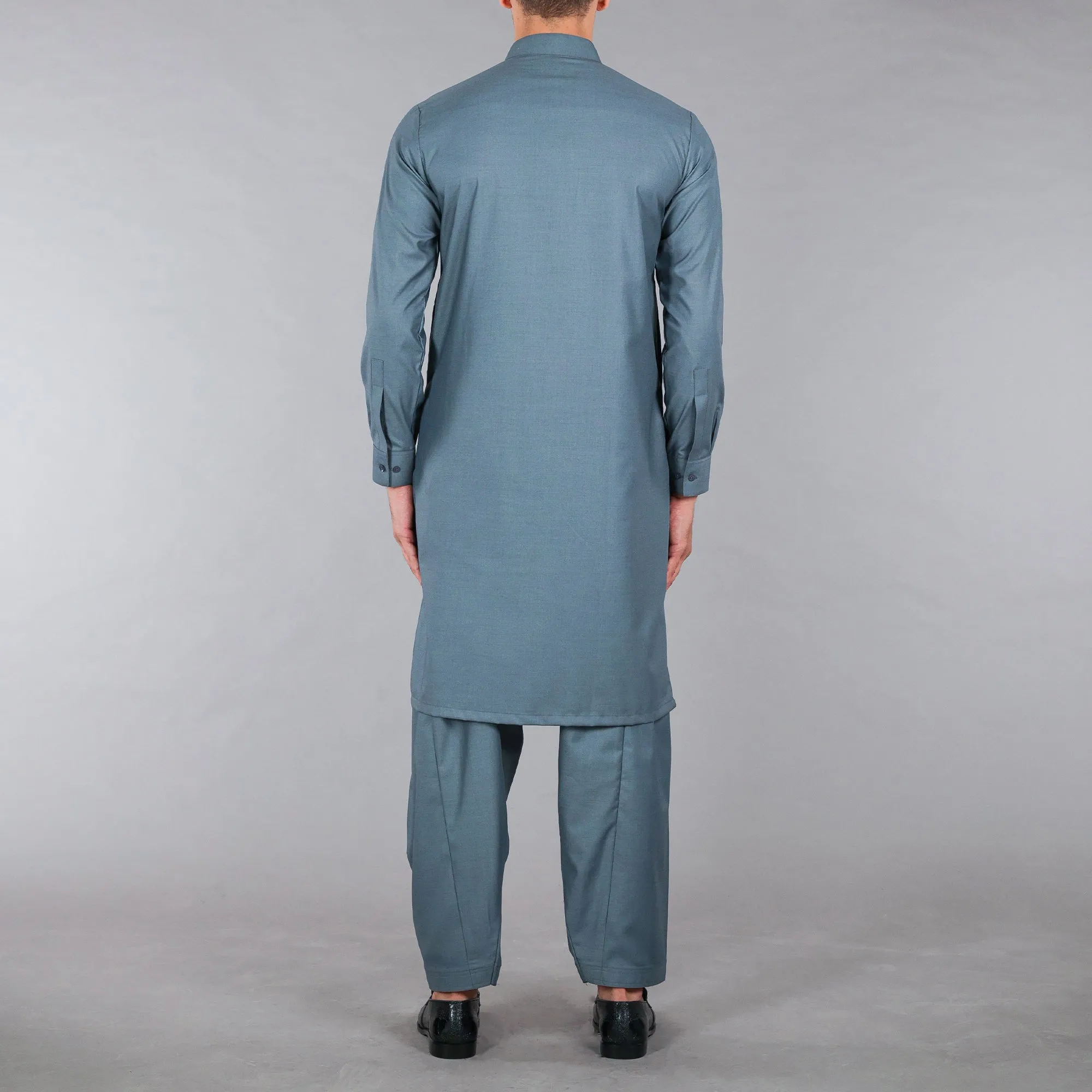 Olive Green Shalwar Qameez