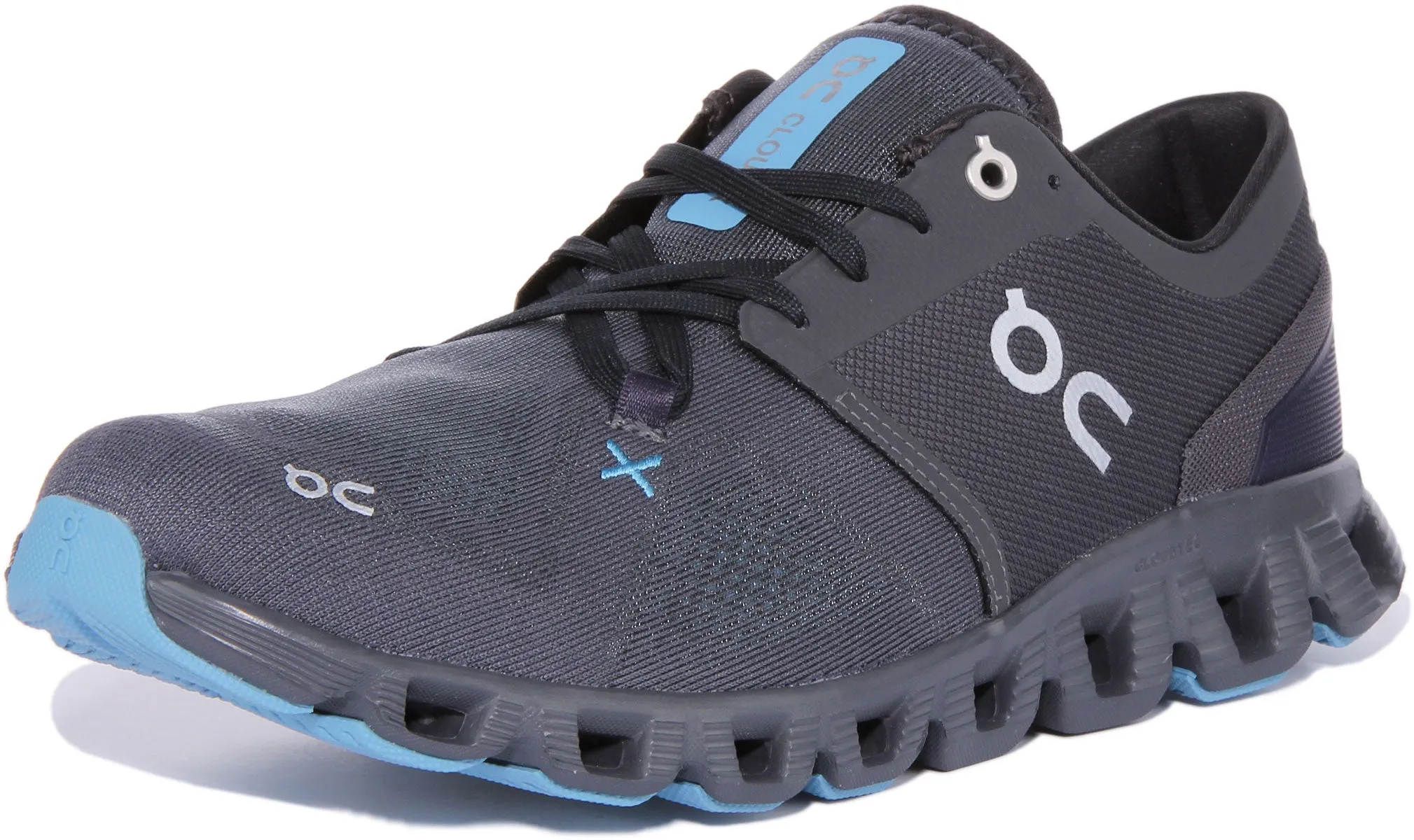 On Running Cloud X 3 In Grey Blue For Men