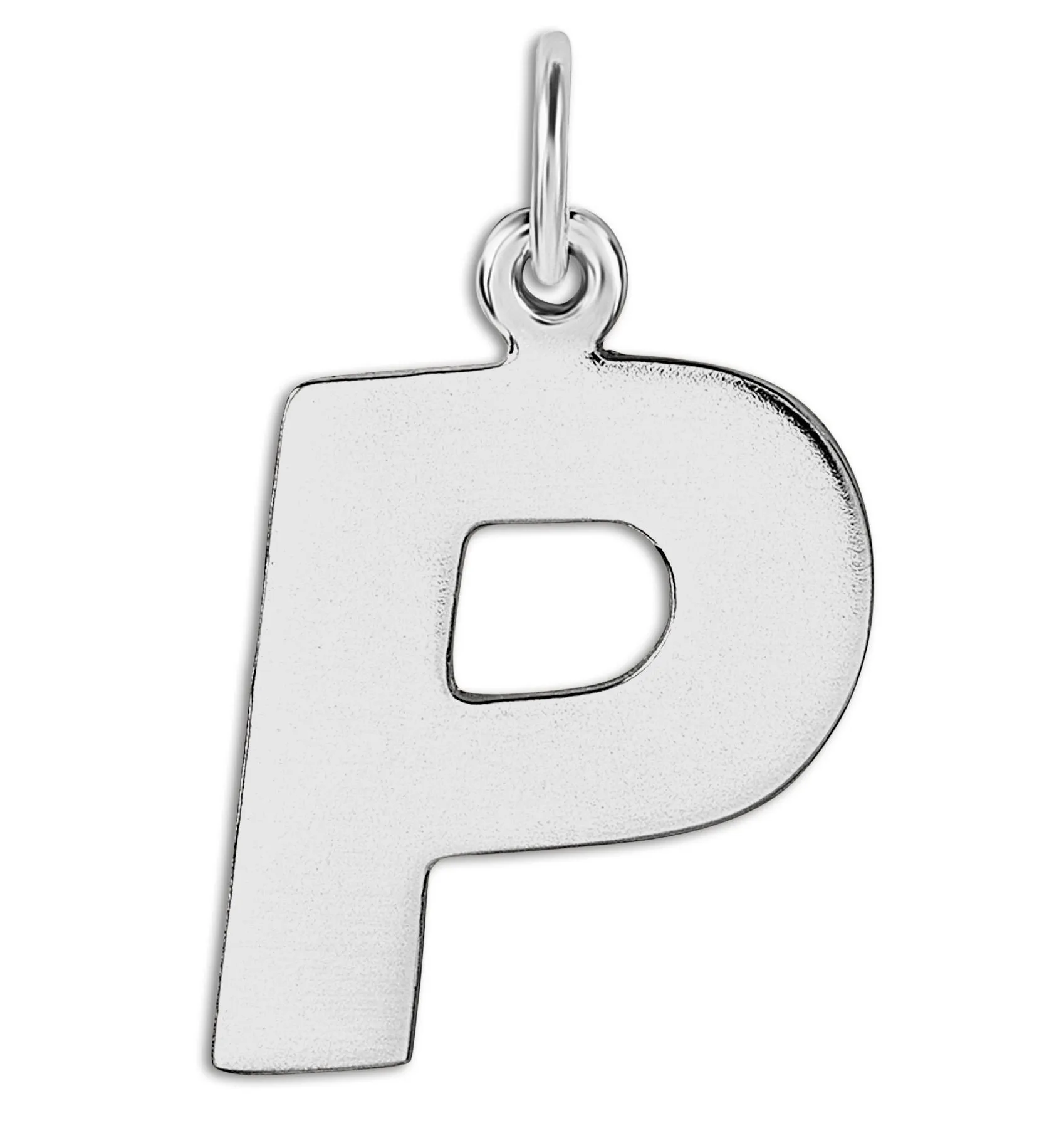 P Cutout Letter Charm