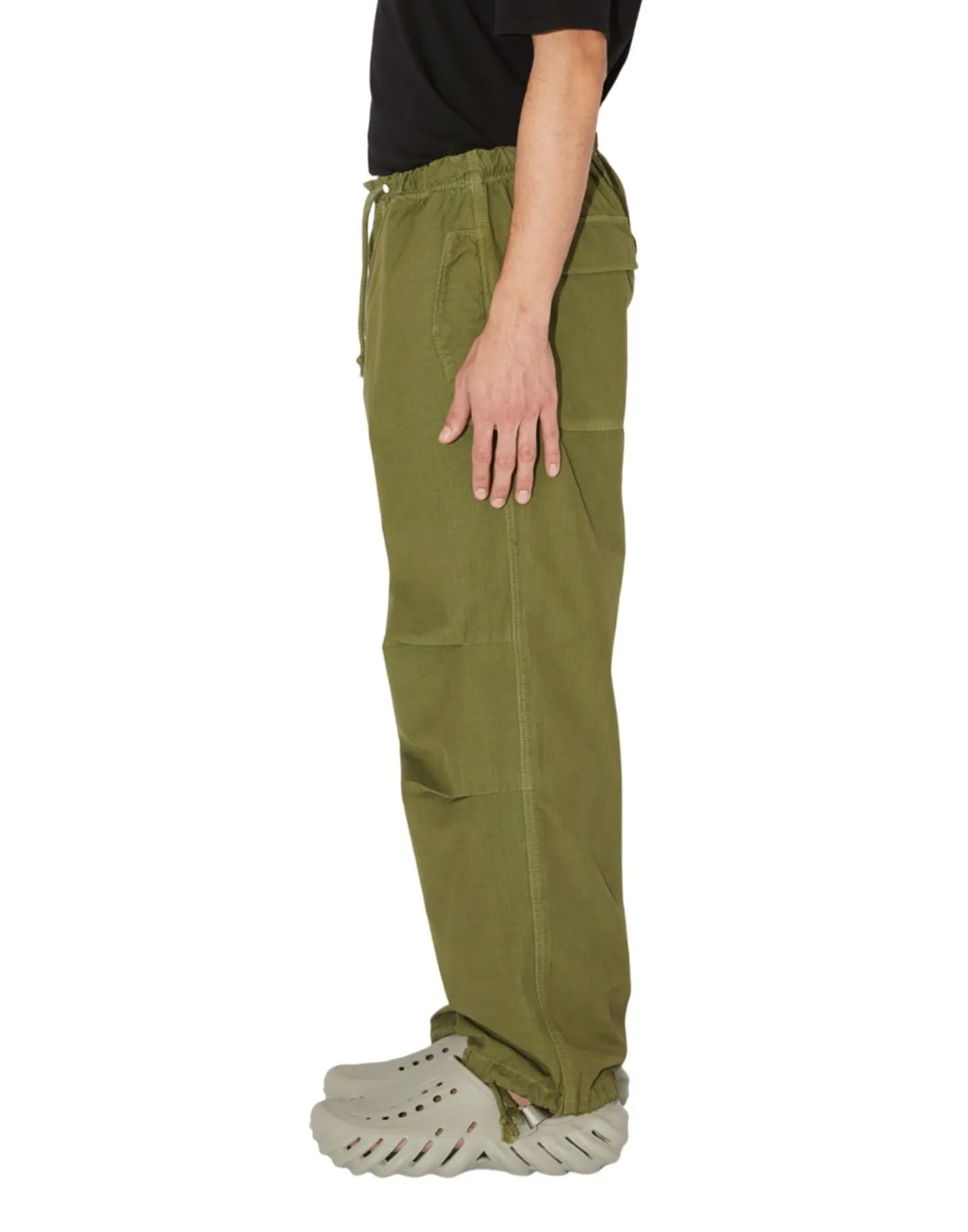 Pants for man AMU067P4160111 ARMY GREEN Amish