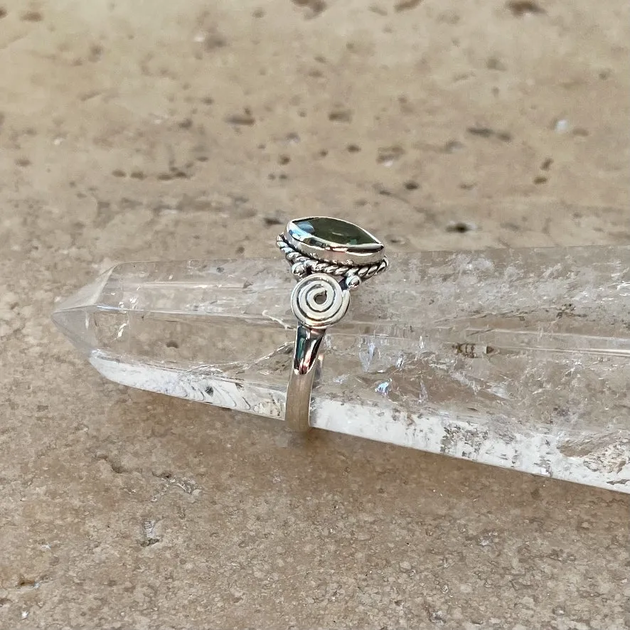 Peridot Mini Boho Ring