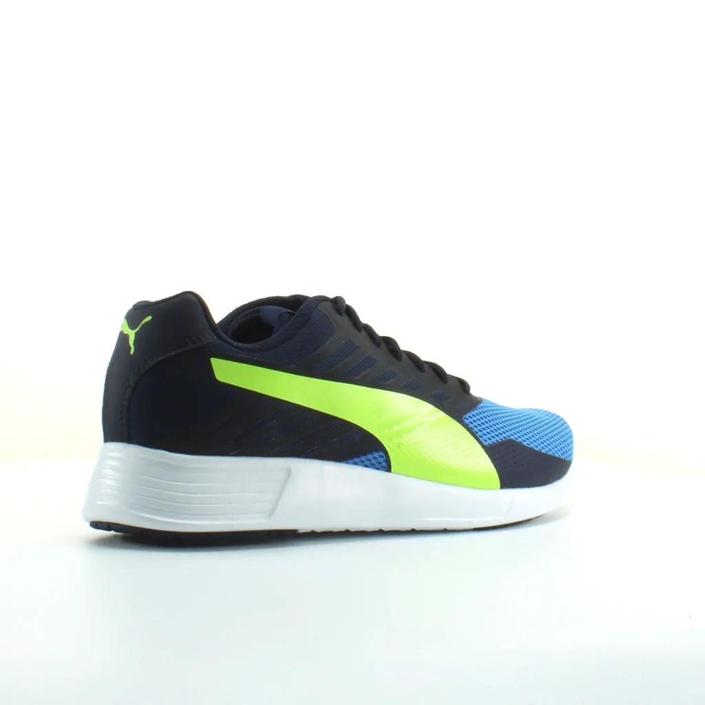 Puma ST Pro Black Blue Textile Mens Lace Up Trainers 361959 04