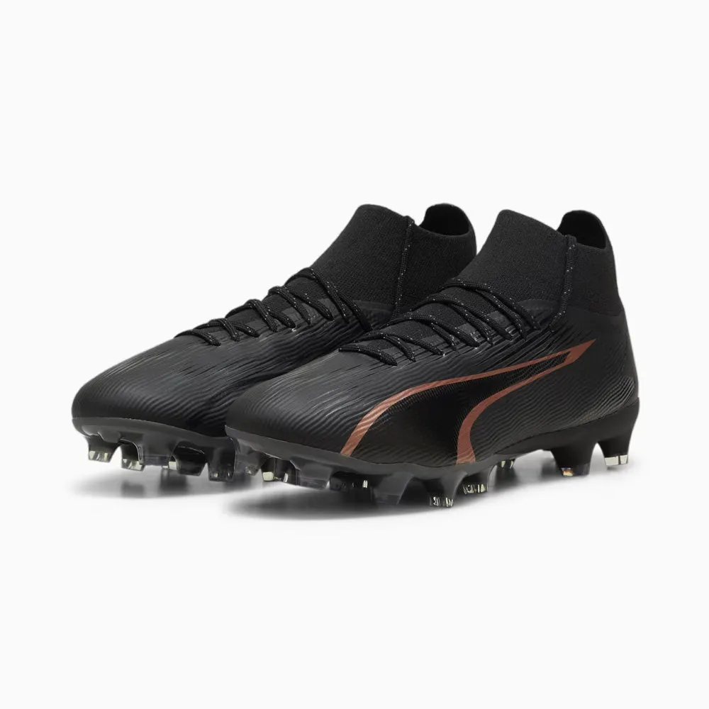 Puma Ultra Pro FG/AG Football Boots (Black/Copper Rose)