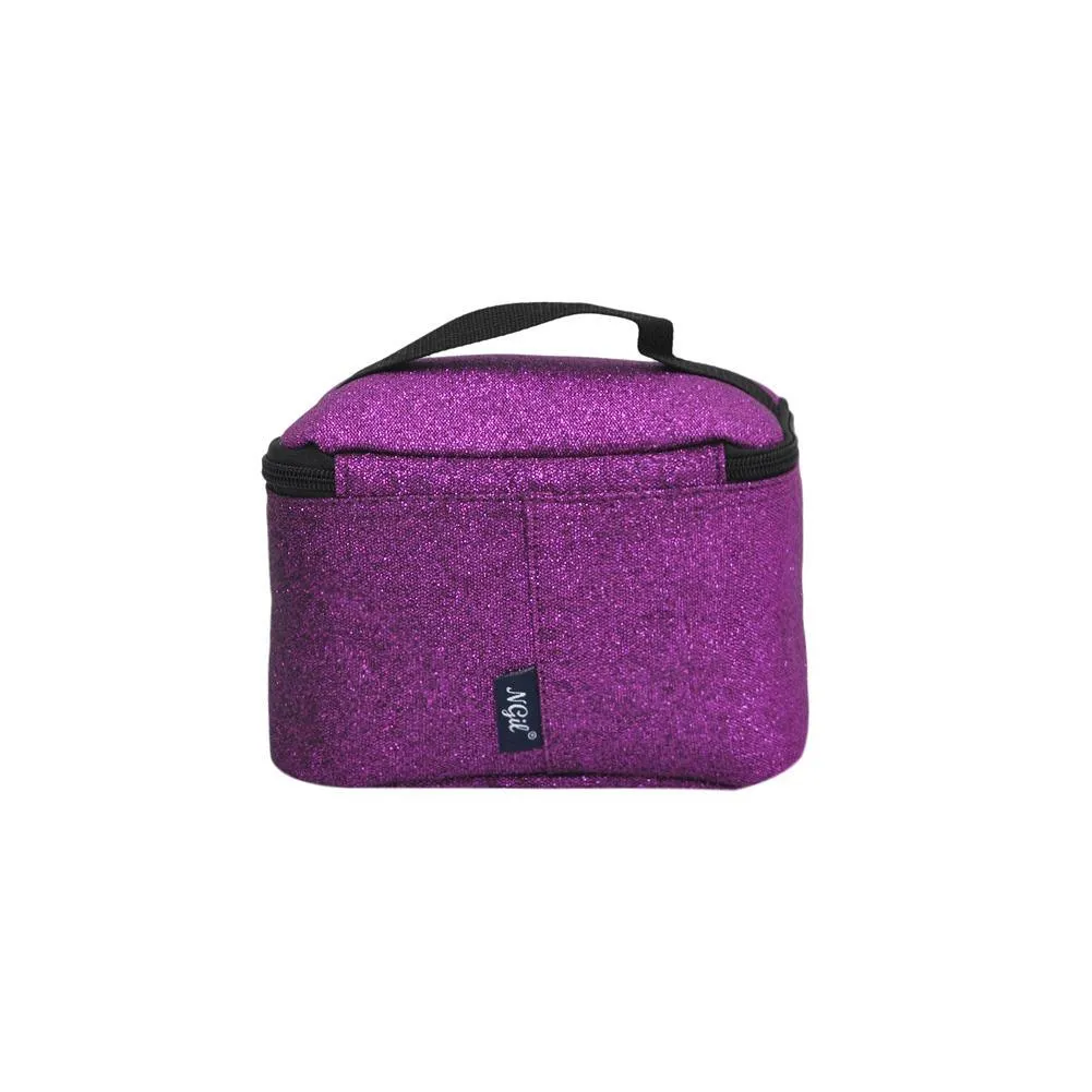 Purple Glitter NGIL Cosmetic Case