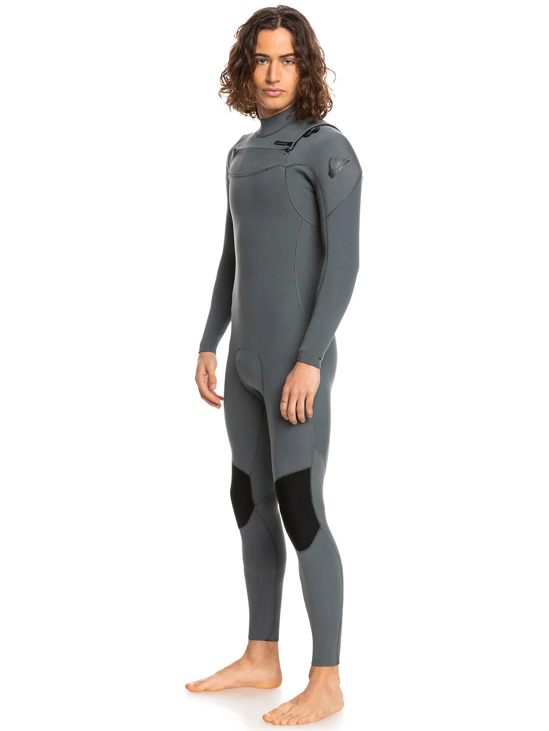 Quiksilver Men's 4/3mm Sessions Chest Zip Wetsuit