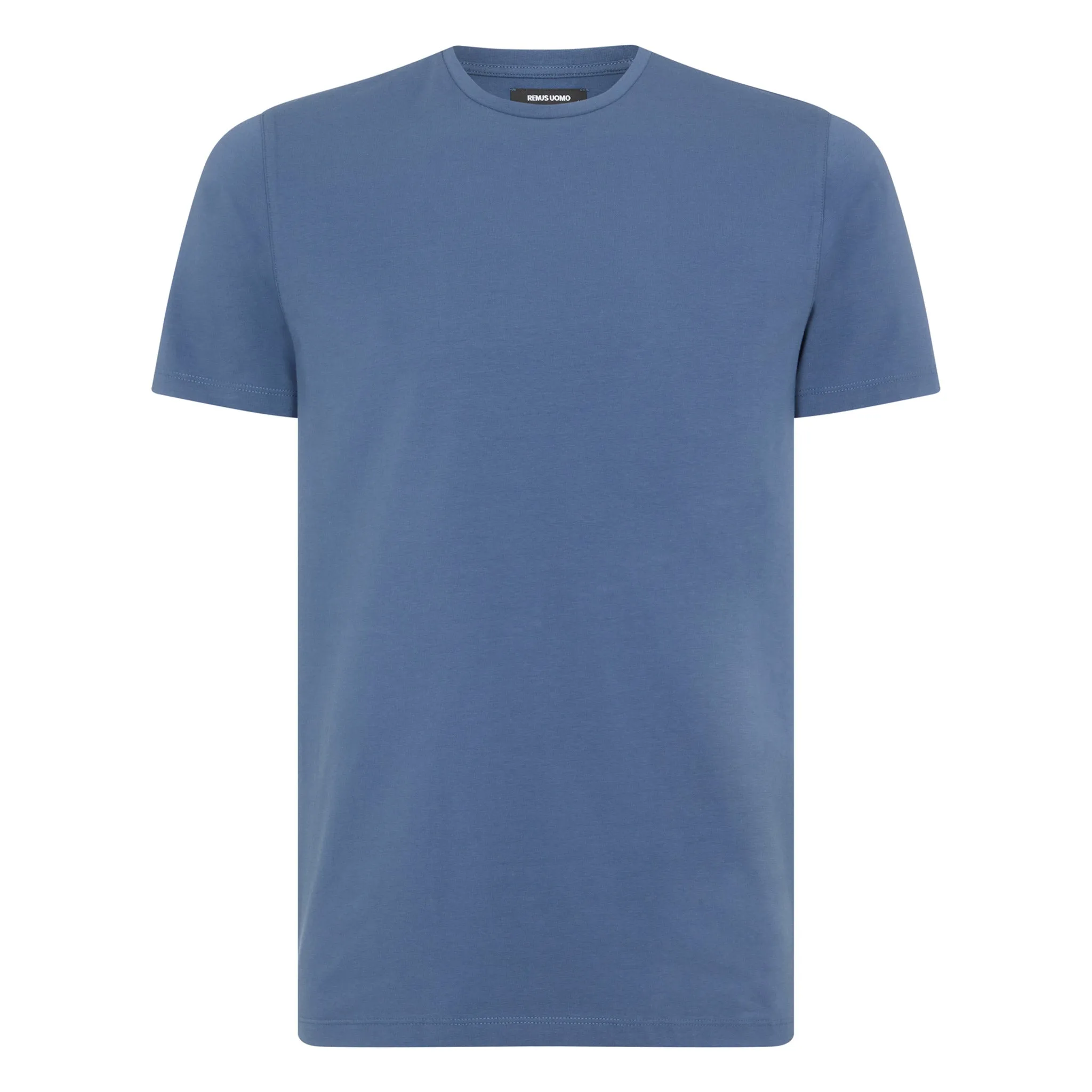 Remus Uomo Stretch Cotton Tee - Blue