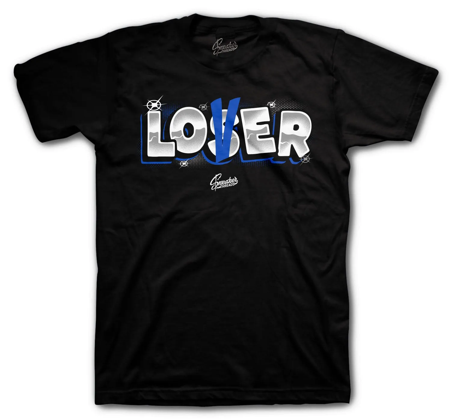 Retro 5 Racer Blue Lover Loser Shirt