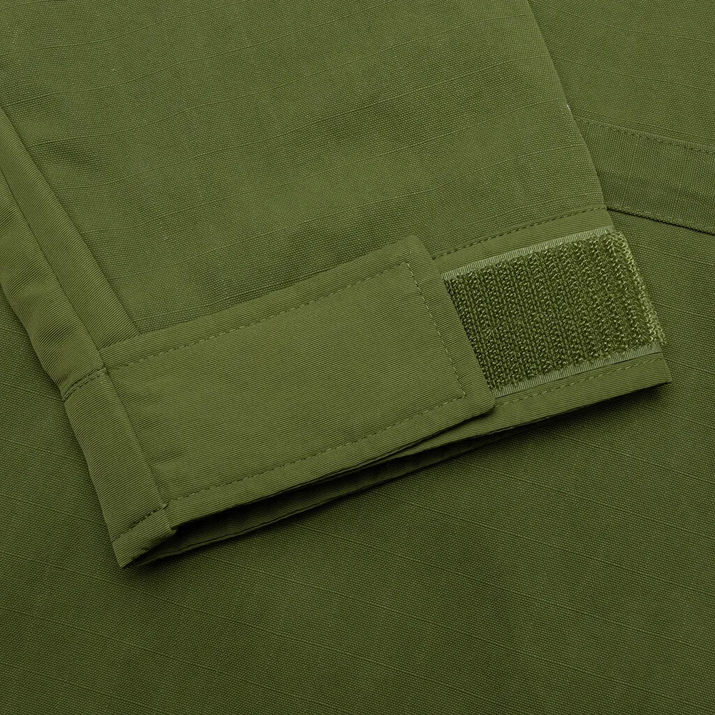 Ripstop Mountain Cargo Jacket - Forest Olive