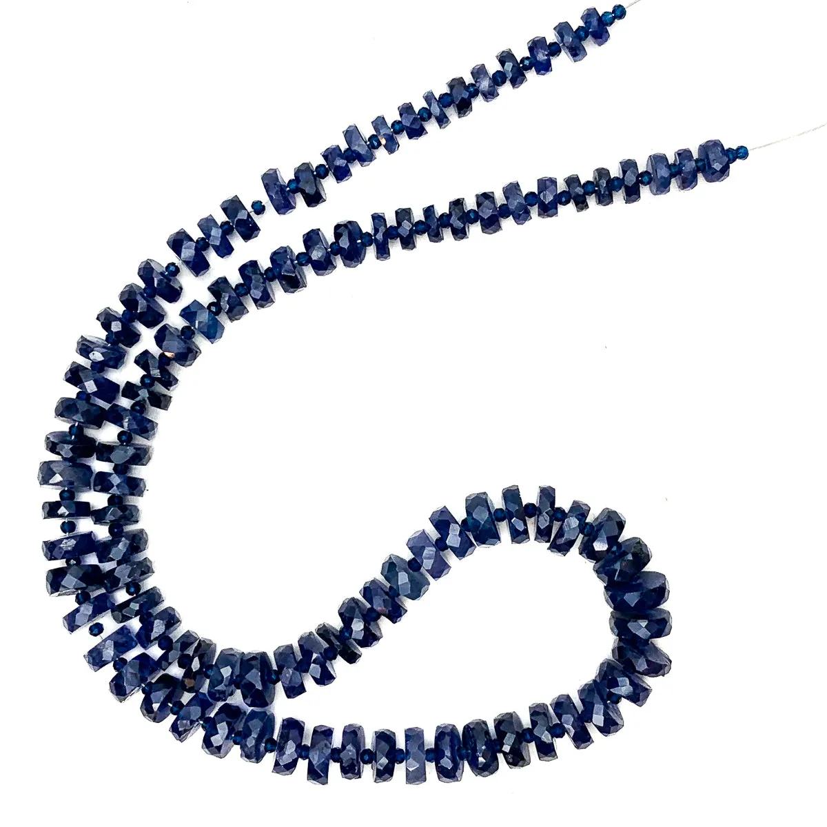 Sapphire Graduated Wheel Strands