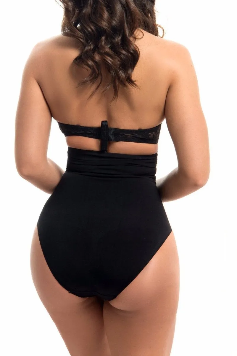 Seamless High Waisted Body Shaper -BLACK