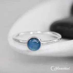 Simple Blue Kyanite Gemstone Stacking Ring | Moonkist Designs