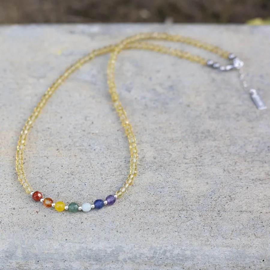 Solar Plexus Chakra Gemstones Choker