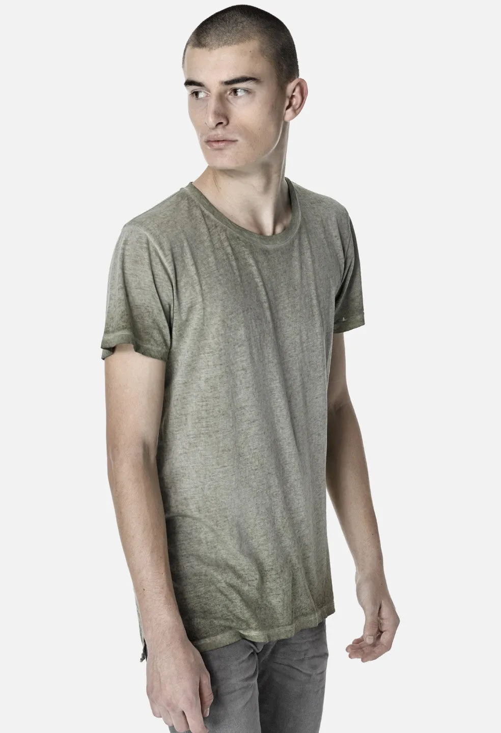 Sprayed Mercer Tee / Olive