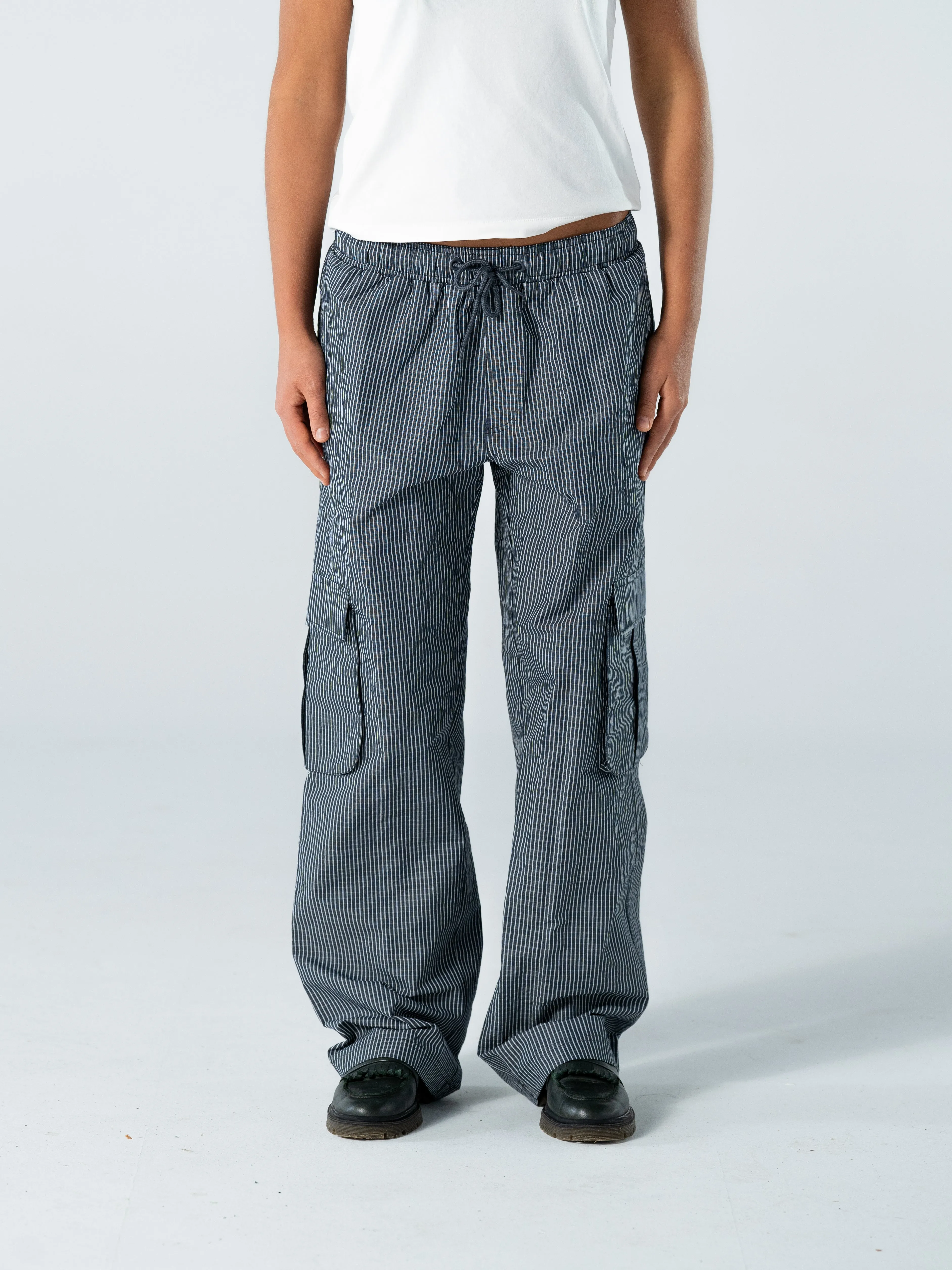 Striped Cargo Pants