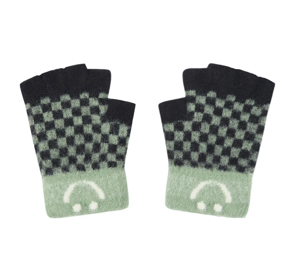 TARRAMARRA Kids Knit Fingerless Ultra Plush Knit Gloves