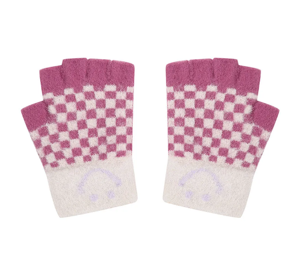 TARRAMARRA Kids Knit Fingerless Ultra Plush Knit Gloves