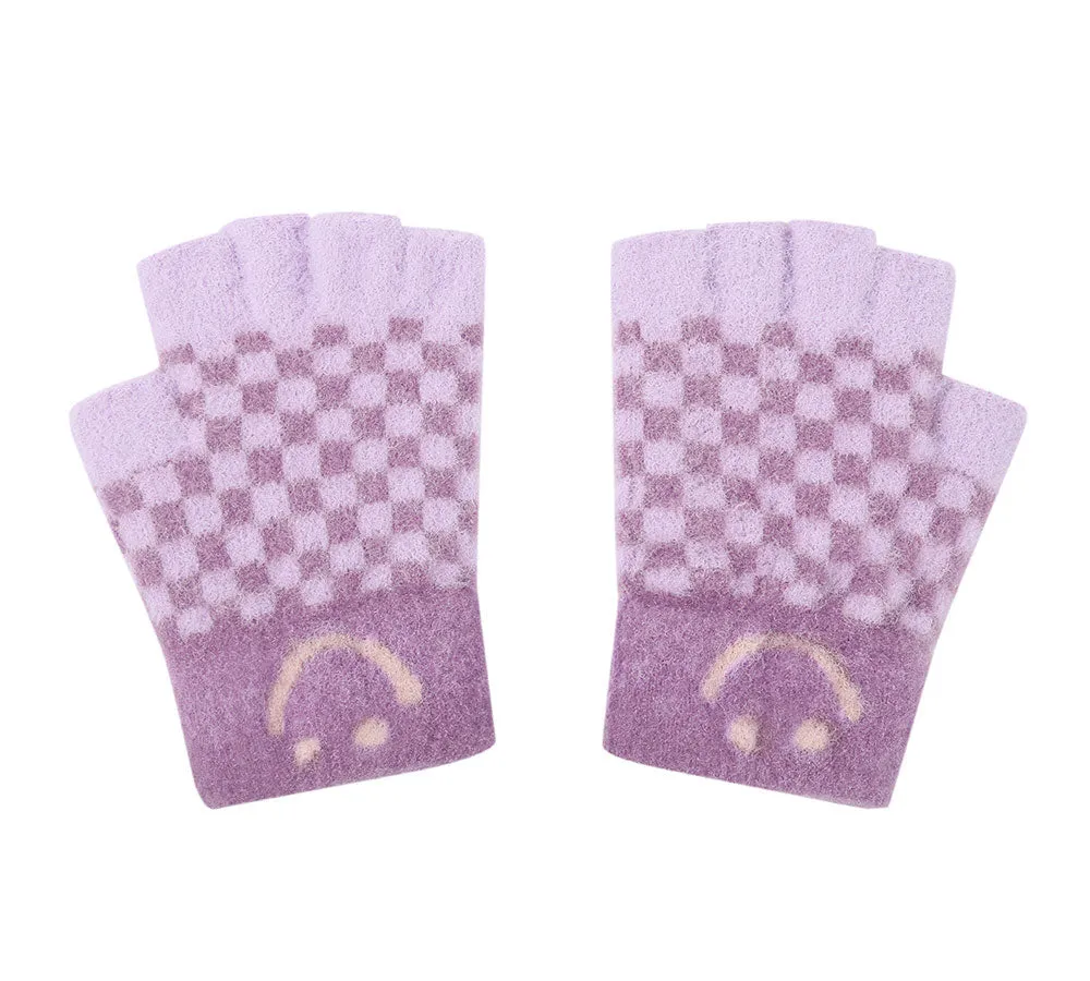 TARRAMARRA Kids Knit Fingerless Ultra Plush Knit Gloves