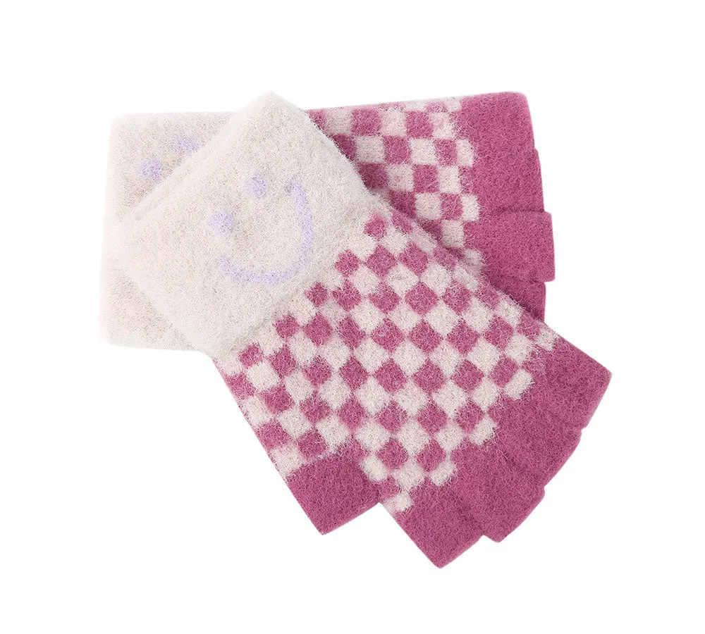 TARRAMARRA Kids Knit Fingerless Ultra Plush Knit Gloves