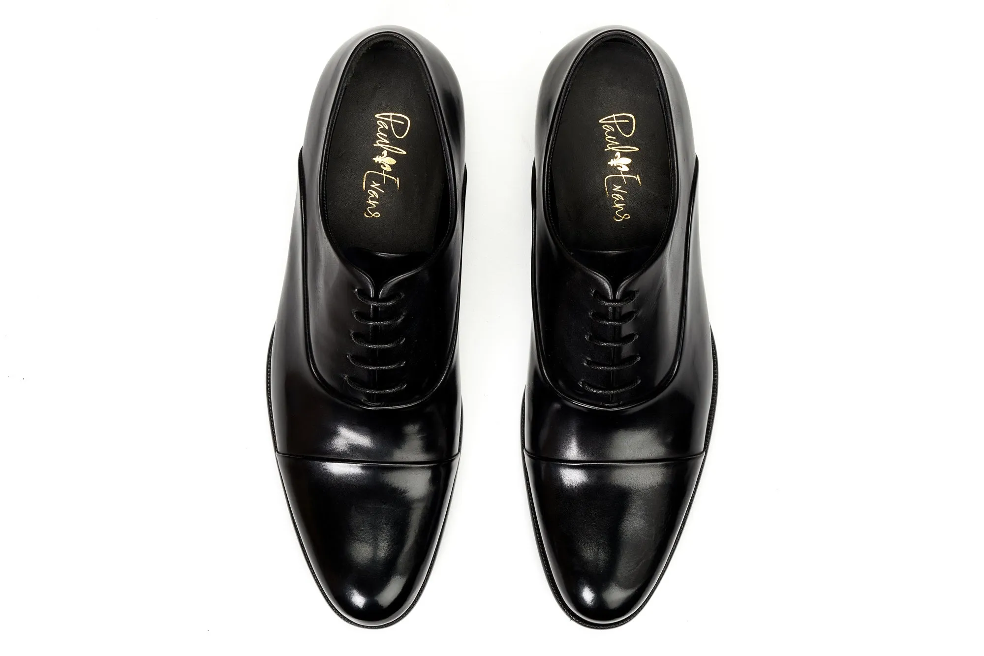 The Cagney Cap-Toe Oxford - Nero