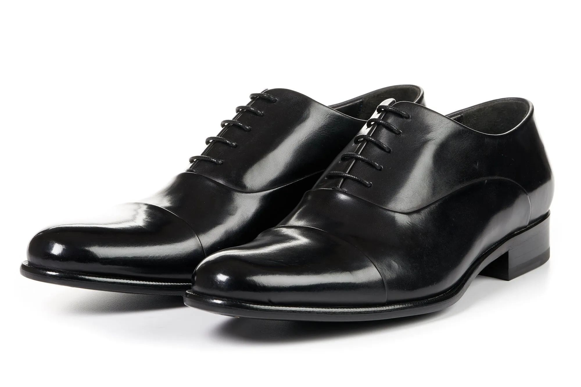 The Cagney Cap-Toe Oxford - Nero