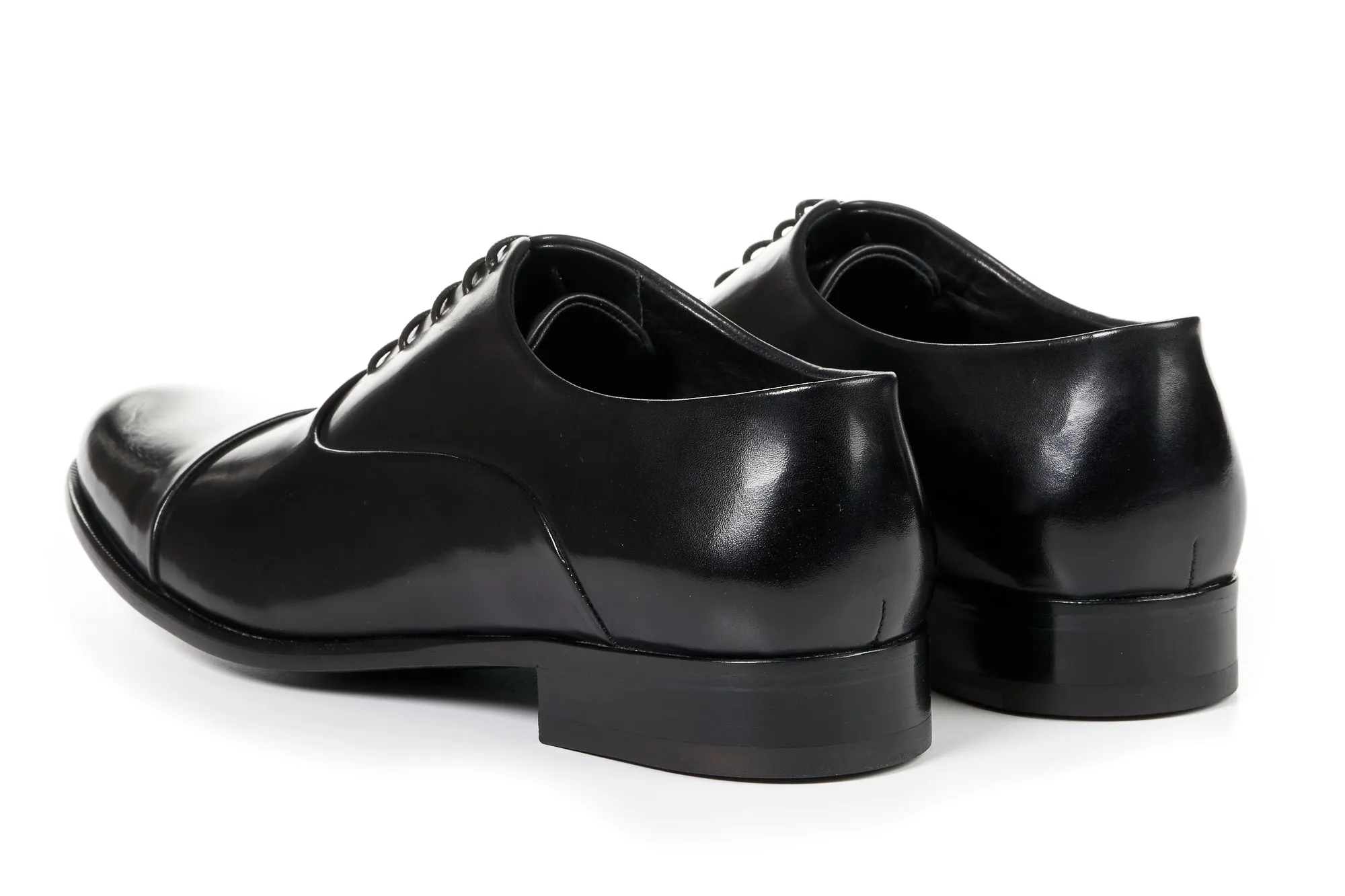 The Cagney Cap-Toe Oxford - Nero