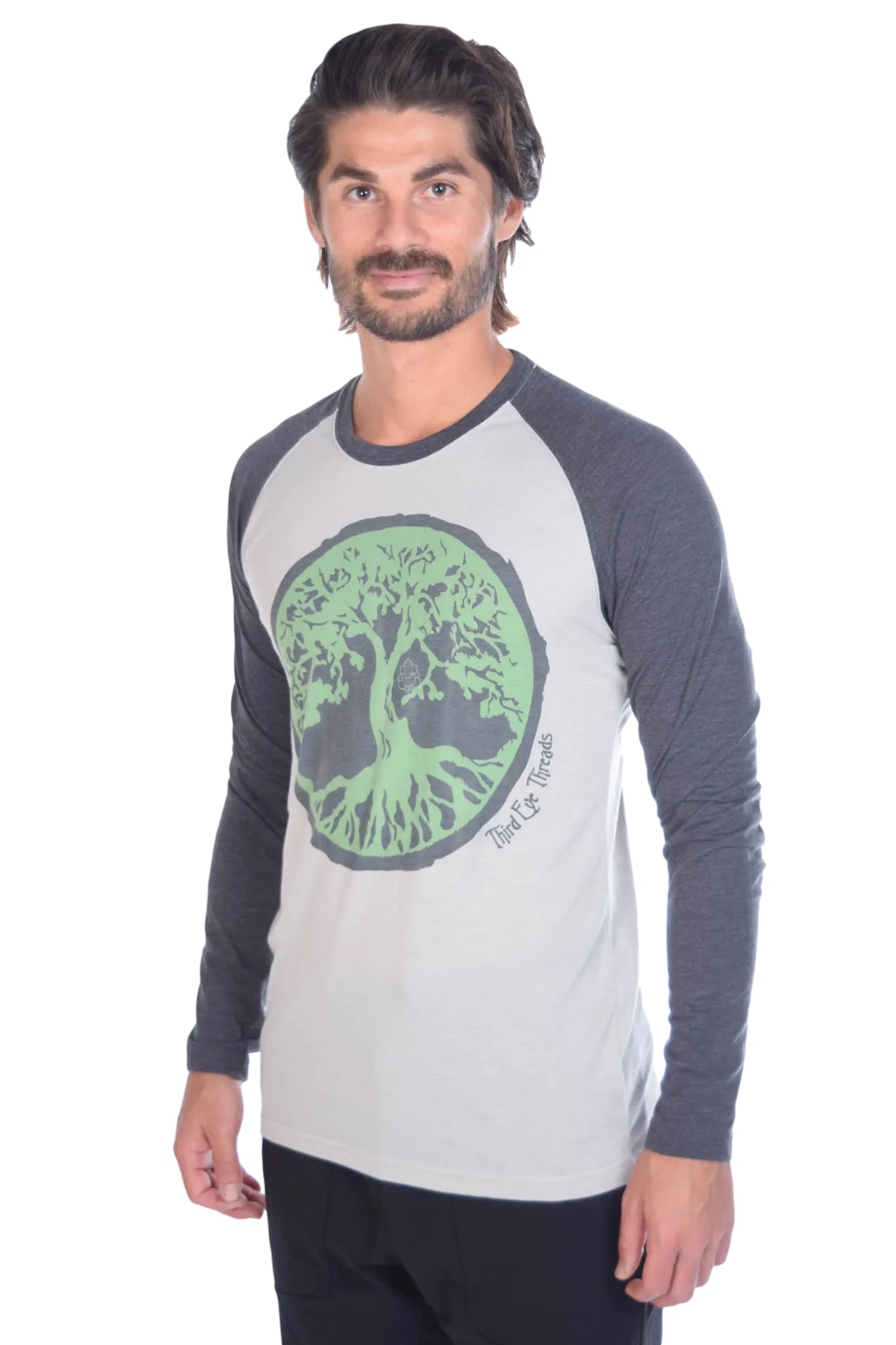 The Tree of Life on Long-Sleeve Men's Raglan