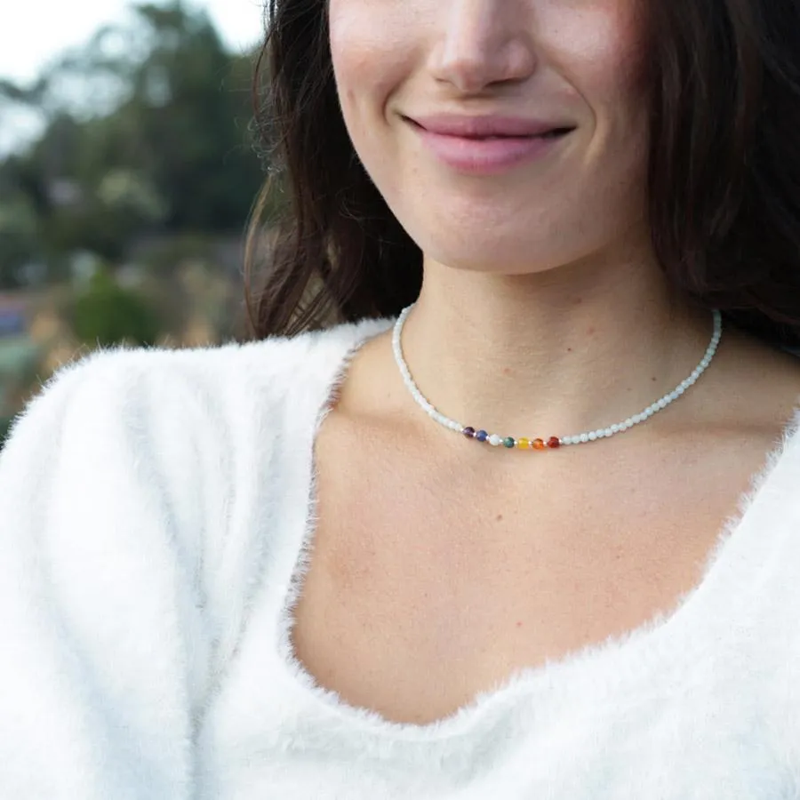 Throat Chakra Gemstones Choker