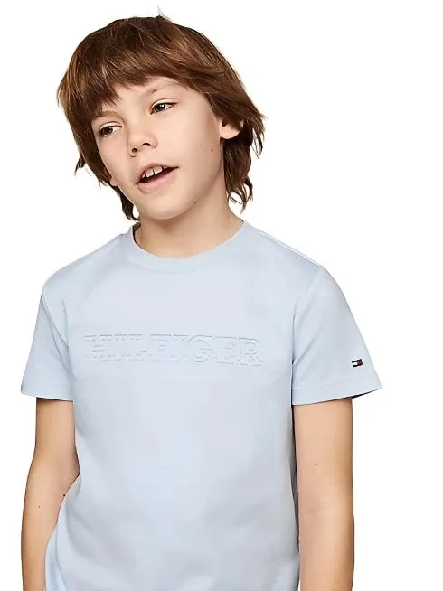 Tommy Hilfiger Debossed Monotype T-Shirt Junior