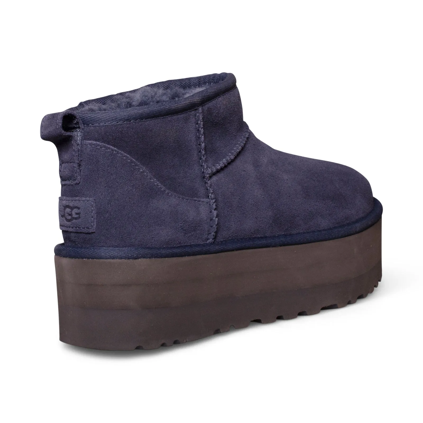 UGG Classic Ultra Mini Platform Eve Blue Boots - Women's