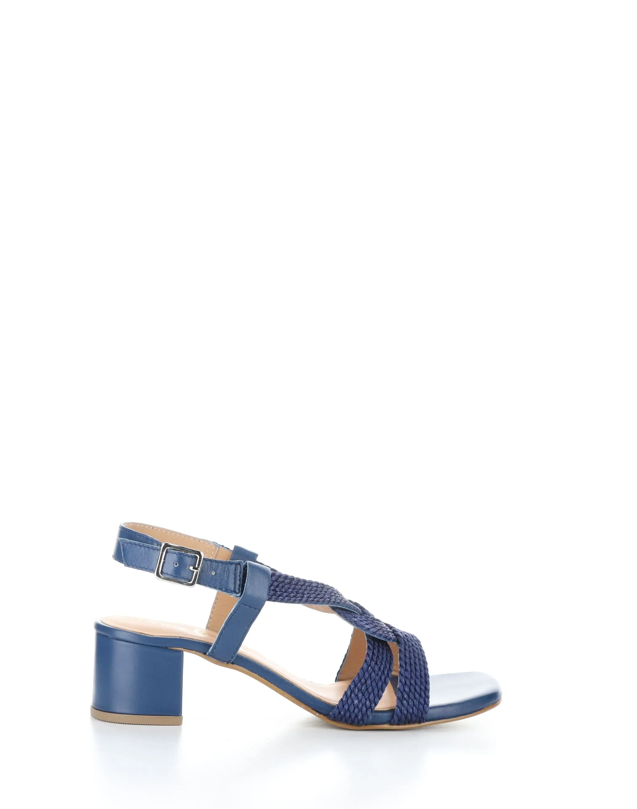 UPBEAT NAVY Buckle Sandals