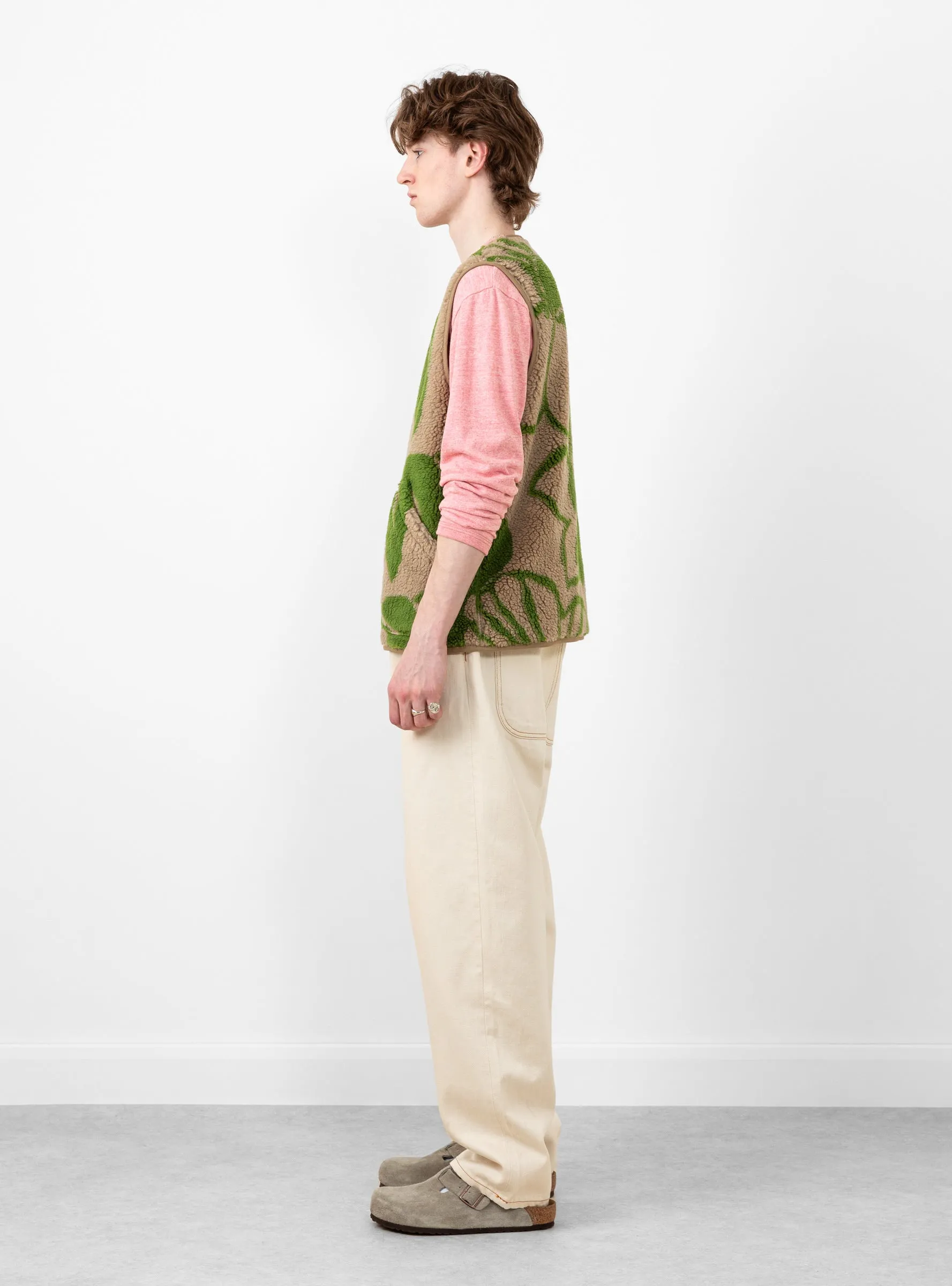 Utah Waistcoat Sand & Green