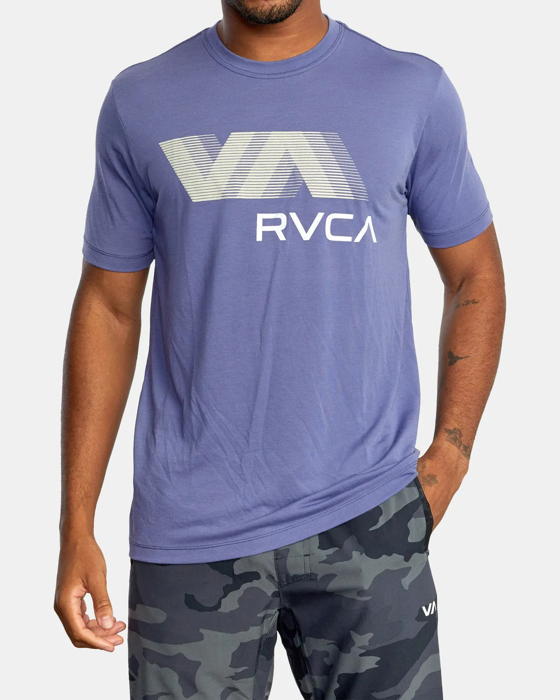 VA RVCA Blur Tee - Imperial