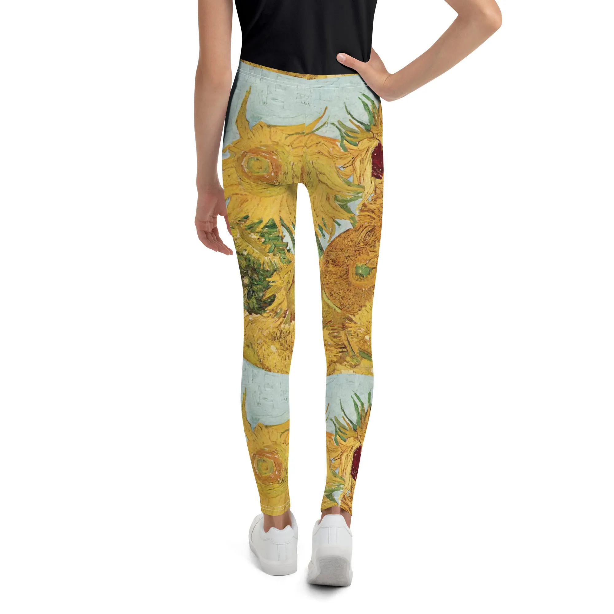 Van Gogh Inspired Sunflowers Teen Leggings