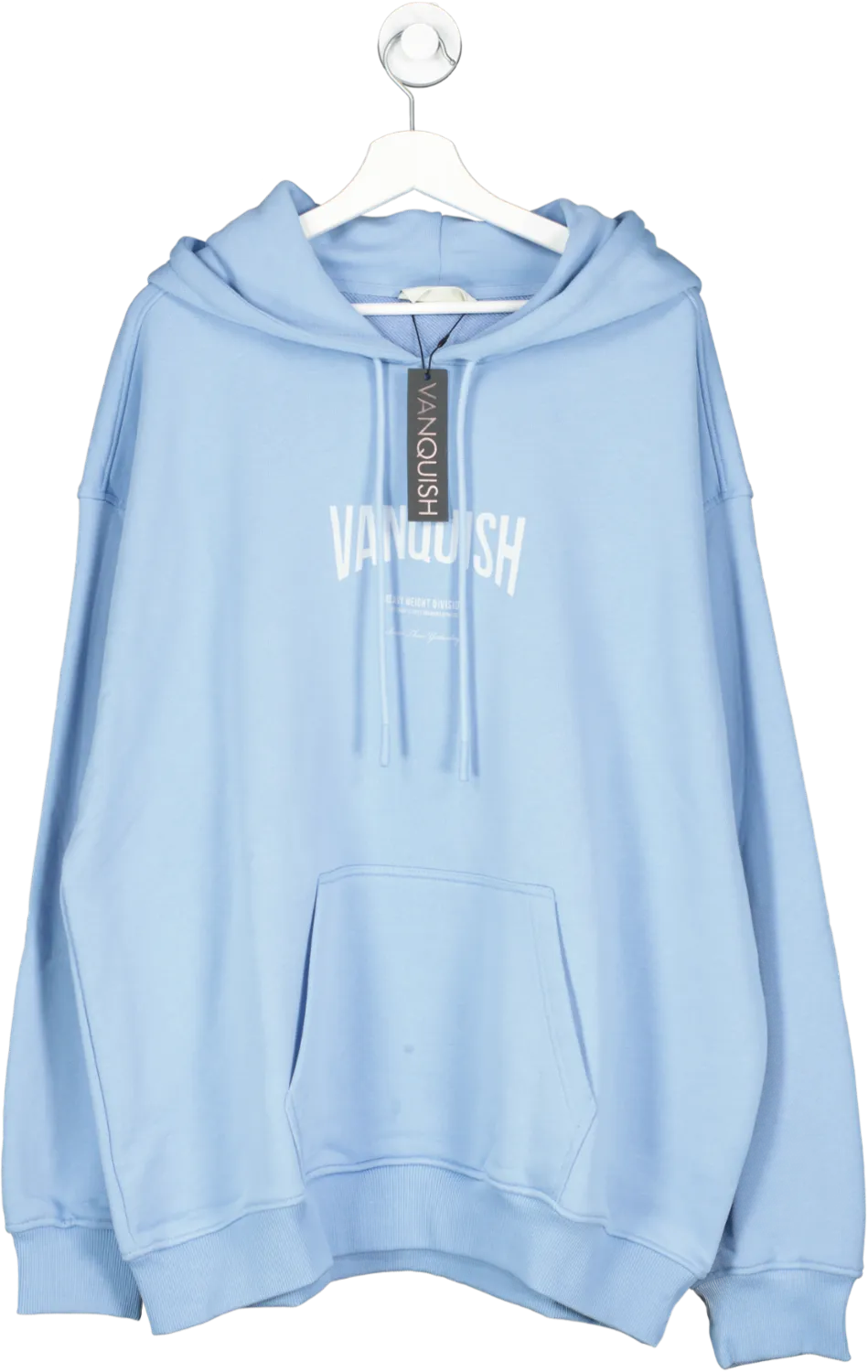 Vanquish Blue Heavyweight Division Hoodie UK XL