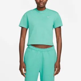 W NRG SOLOSWOOSH SS TEE WASHED TEAL WHITE